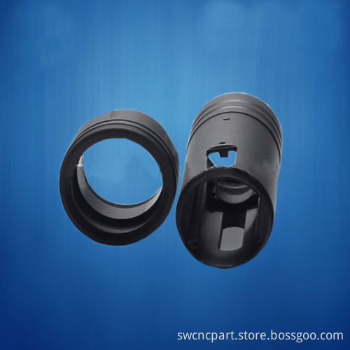 Aluminum CNC Machining Part Service Black Anodized